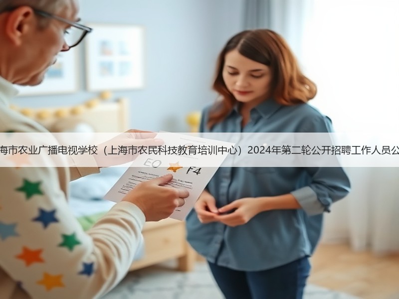 上海市农业广播电视学校（上海市农民科技教育培训中心）2024年第二轮公开招聘工作人员公告