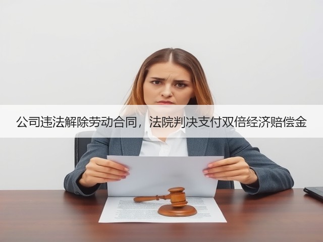 公司违法解除劳动合同,法院判决支付双倍经济赔偿金(图1) 公司违法解除劳动合同,法院判决支付双倍经济赔偿金(图1)