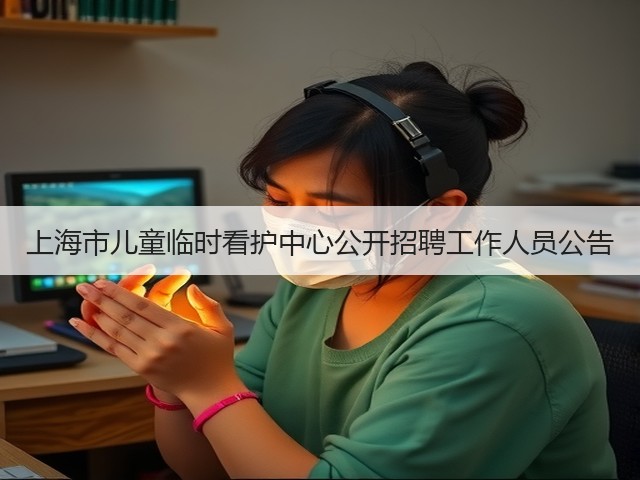 上海市儿童临时看护中心公开招聘工作人员公告(图1) 上海市儿童临时看护中心公开招聘工作人员公告(图1)