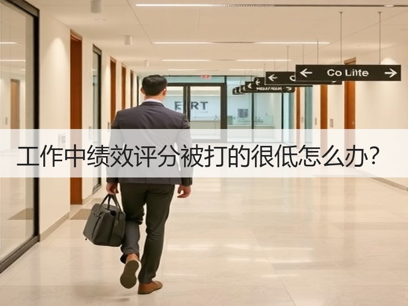 工作中绩效评分被打的很低怎么办？