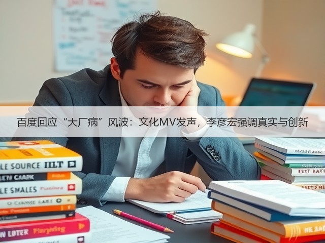 百度回应“大厂病”风波:文化MV发声,李彦宏强调真实与创新(图1) 百度回应“大厂病”风波:文化MV发声,李彦宏强调真实与创新(图1)
