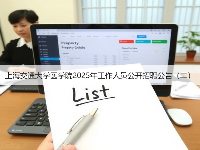 上海交通大学医学院2025年工作人员公开招聘公告（二）(图1)
