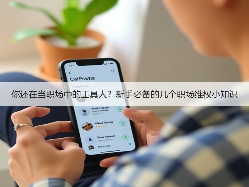 你还在当职场中的工具人？新手必备的几个职场维权小知识