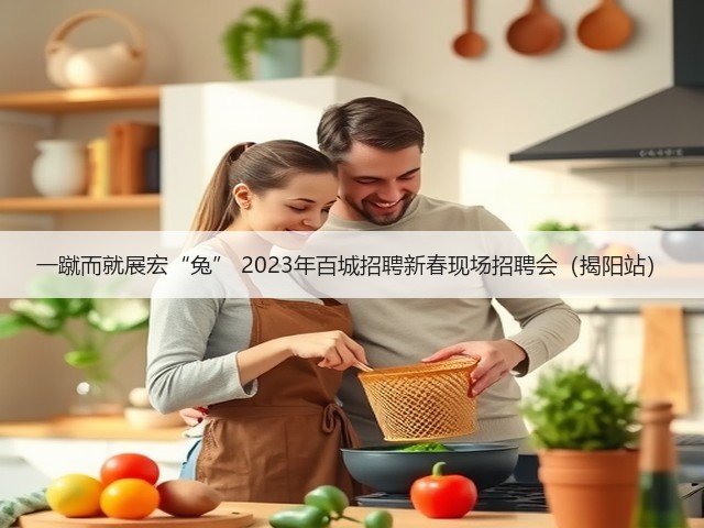 一蹴而就展宏“兔” 2023年百城招聘新春现场招聘会(揭阳站)(图3) 一蹴而就展宏“兔” 2023年百城招聘新春现场招聘会(揭阳站)(图3)