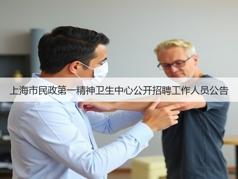 上海市民政第一精神卫生中心公开招聘工作人员公告