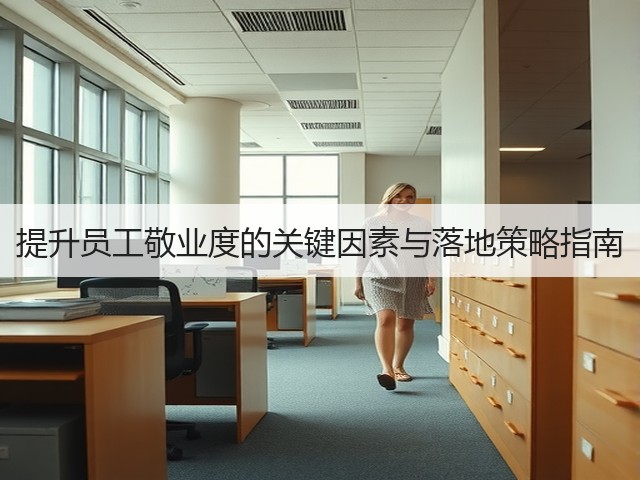 提升员工敬业度的关键因素与落地策略指南(图3) 提升员工敬业度的关键因素与落地策略指南(图3)