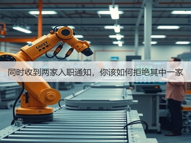 同时收到两家入职通知,你该如何拒绝其中一家(图1) 同时收到两家入职通知,你该如何拒绝其中一家(图1)