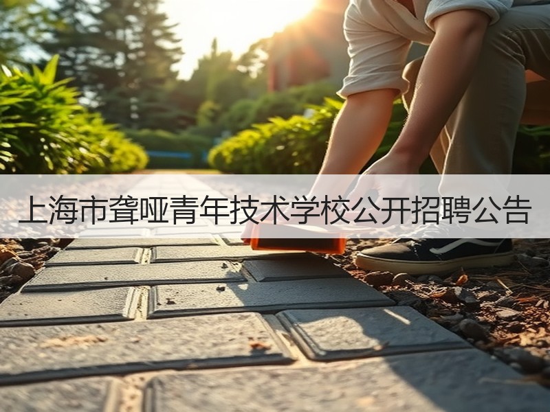 上海市聋哑青年技术学校公开招聘公告