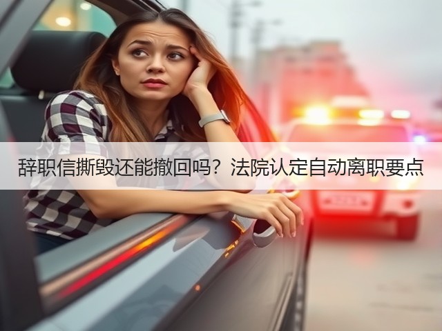 辞职信撕毁还能撤回吗?法院认定自动离职要点(图2) 辞职信撕毁还能撤回吗?法院认定自动离职要点(图2)
