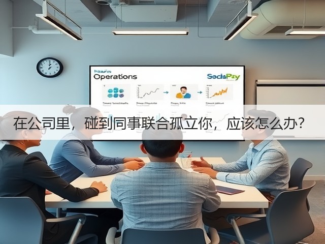 在公司里,碰到同事联合孤立你,应该怎么办?(图3) 在公司里,碰到同事联合孤立你,应该怎么办?(图3)