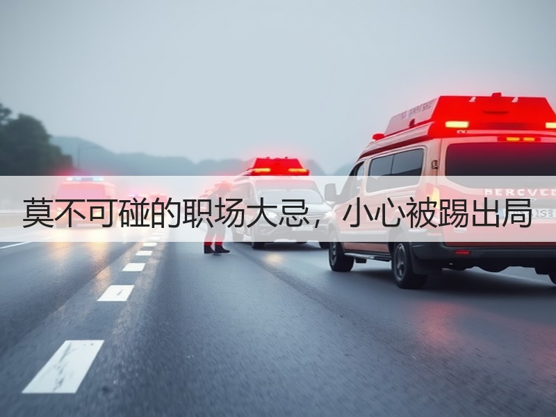 莫不可碰的职场大忌，小心被踢出局