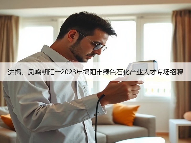 进揭，凤鸣朝阳――2023年揭阳市绿色石化产业人才专场招聘