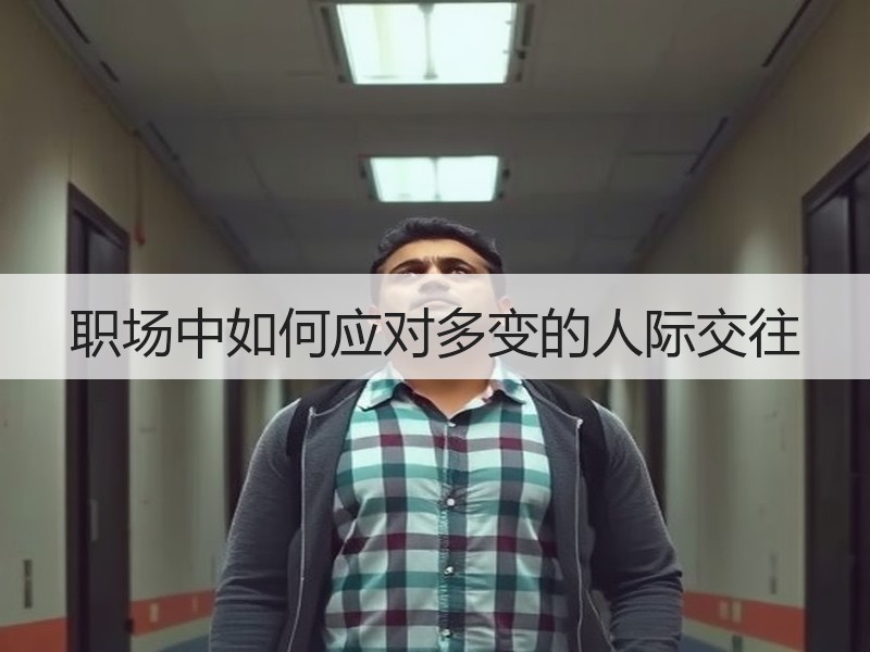 职场中如何应对多变的人际交往