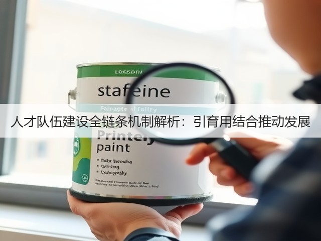 人才队伍建设全链条机制解析:引育用结合推动发展(图1) 人才队伍建设全链条机制解析:引育用结合推动发展(图1)