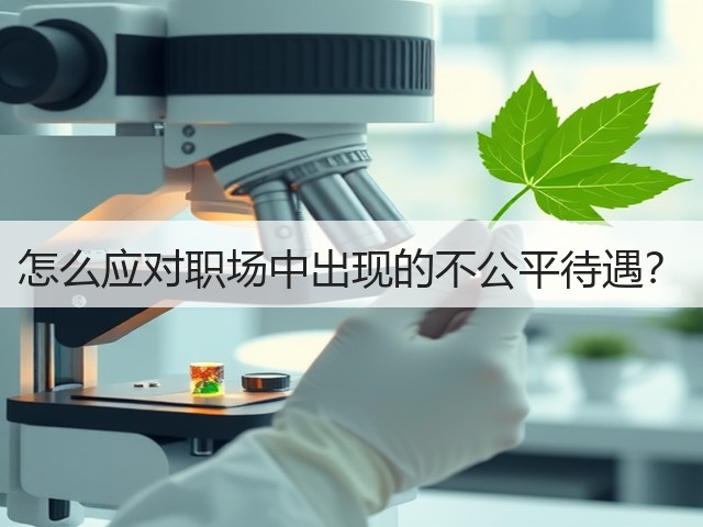 怎么应对职场中出现的不公平待遇?(图1) 怎么应对职场中出现的不公平待遇?(图1)