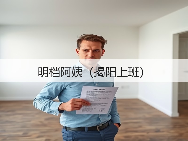 明档阿姨（揭阳上班）