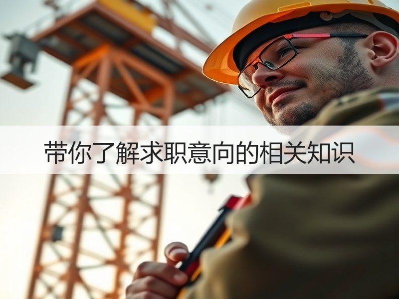 带你了解求职意向的相关知识