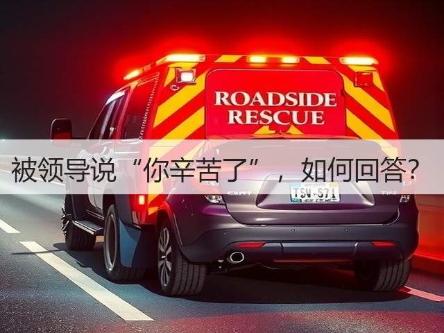 被领导说“你辛苦了”,如何回答?(图3) 被领导说“你辛苦了”,如何回答?(图3)