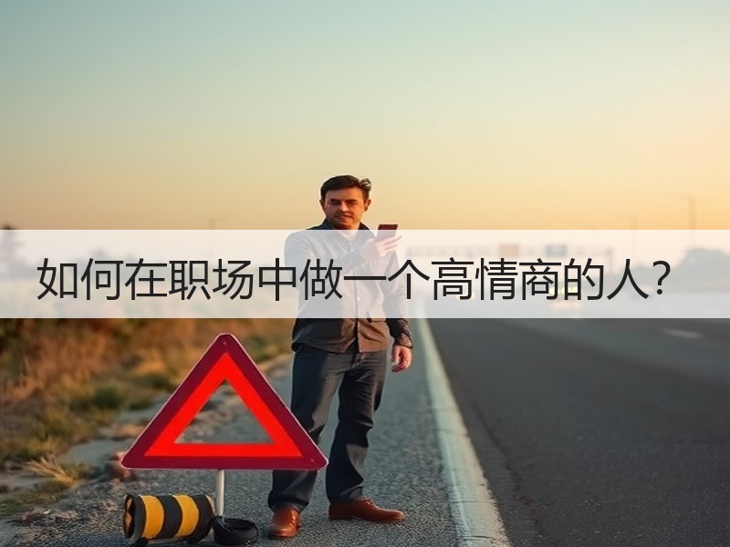 如何在职场中做一个高情商的人？