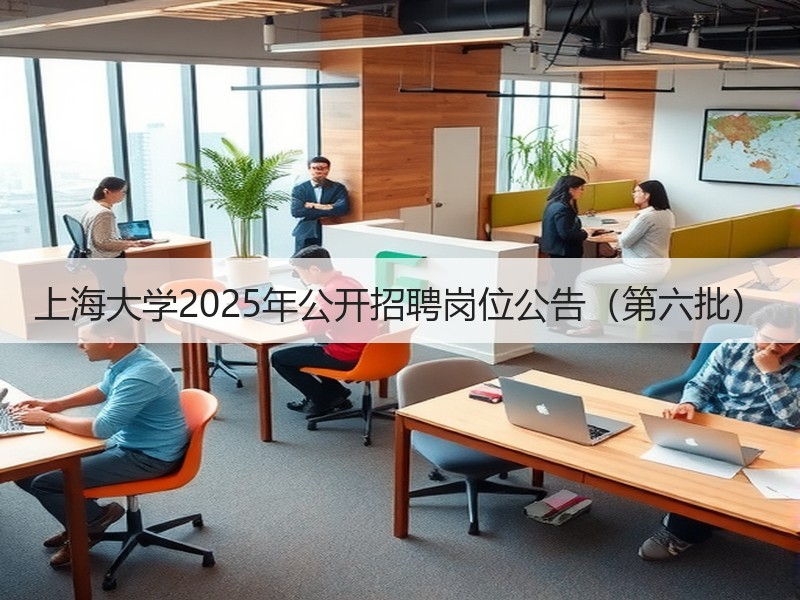 上海大学2025年公开招聘岗位公告（第六批）