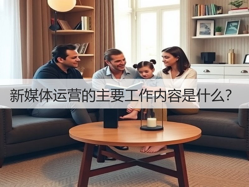 新媒体运营的主要工作内容是什么？