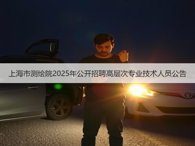 上海市测绘院2025年公开招聘高层次专业技术人员公告(图1) 上海市测绘院2025年公开招聘高层次专业技术人员公告(图1)