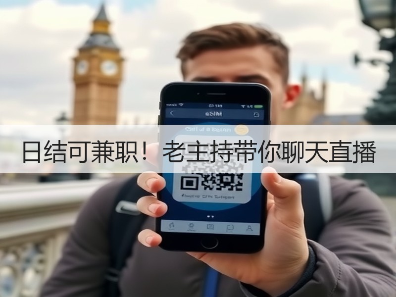 日结可兼职！老主持带你聊天直播
