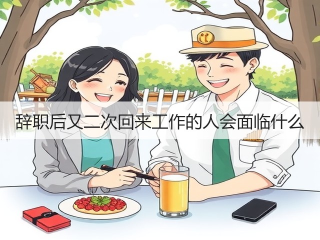 辞职后又二次回来工作的人会面临什么(图3) 辞职后又二次回来工作的人会面临什么(图3)