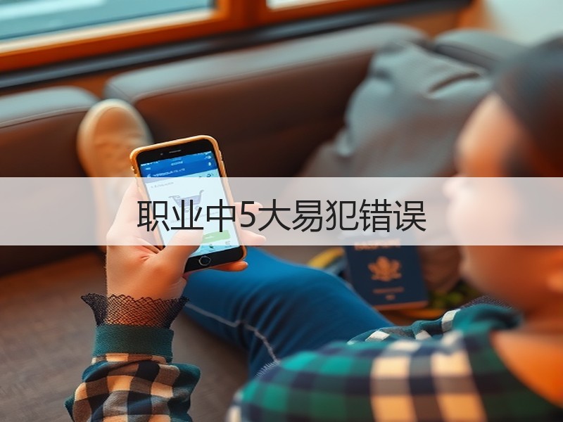 职业中5大易犯错误