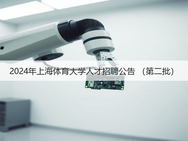 2024年上海体育大学人才招聘公告 (第二批)(图3) 2024年上海体育大学人才招聘公告 (第二批)(图3)