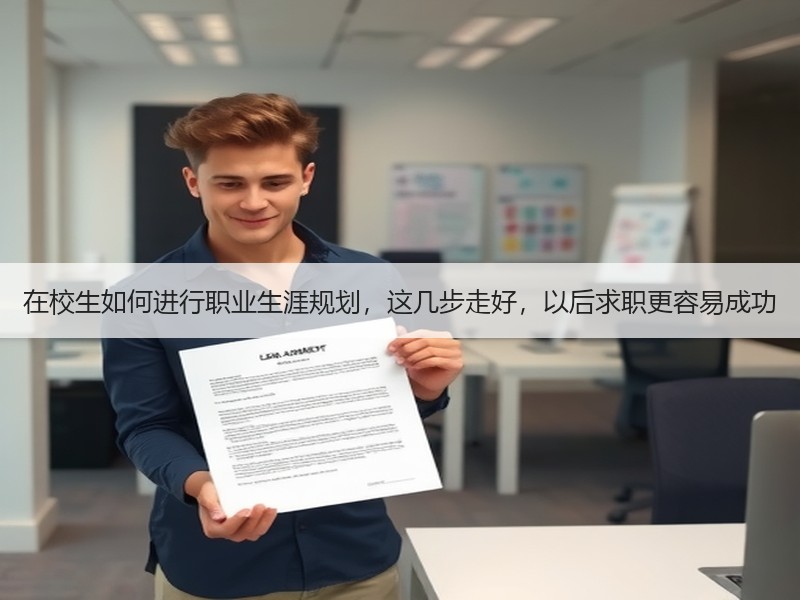在校生如何进行职业生涯规划，这几步走好，以后求职更容易成功