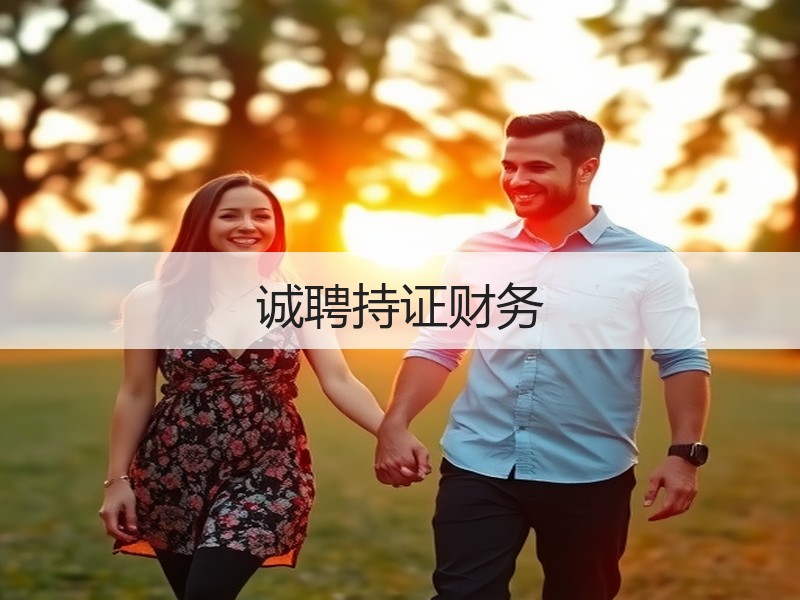 诚聘持证财务