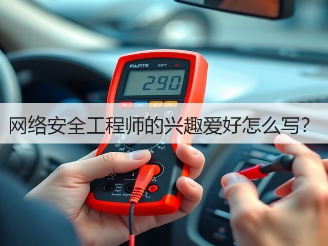 网络安全工程师的兴趣爱好怎么写?(图1) 网络安全工程师的兴趣爱好怎么写?(图1)