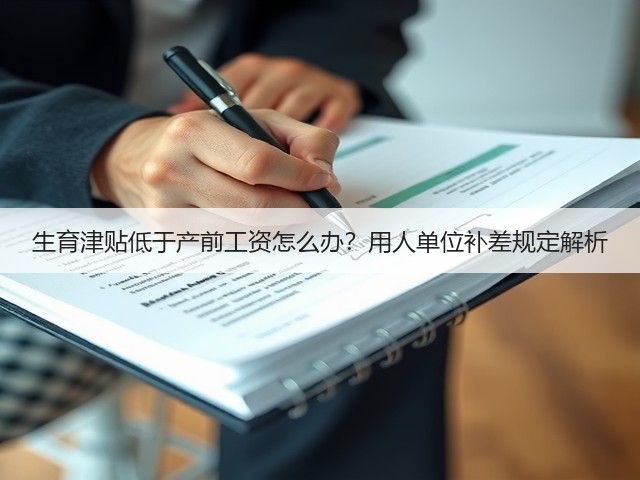 生育津贴低于产前工资怎么办?用人单位补差规定解析(图2) 生育津贴低于产前工资怎么办?用人单位补差规定解析(图2)