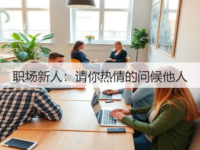 职场新人：请你热情的问候他人(图1)