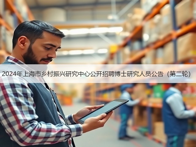 2024年上海市乡村振兴研究中心公开招聘博士研究人员公告(第二轮)(图3) 2024年上海市乡村振兴研究中心公开招聘博士研究人员公告(第二轮)(图3)