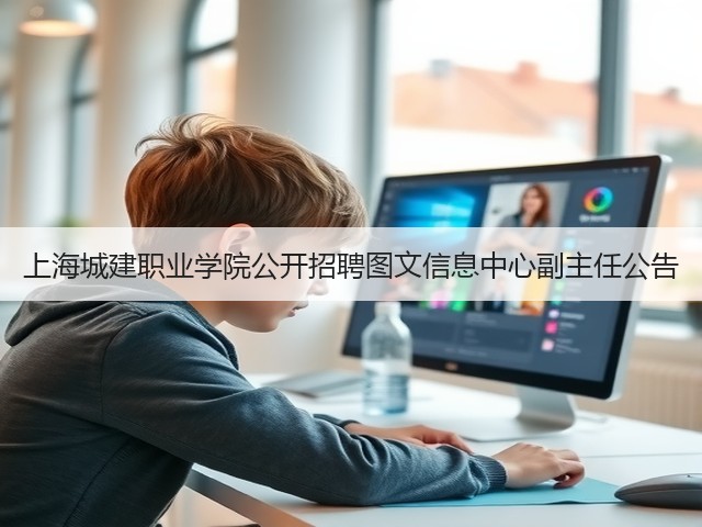 上海城建职业学院公开招聘图文信息中心副主任公告(图2) 上海城建职业学院公开招聘图文信息中心副主任公告(图2)