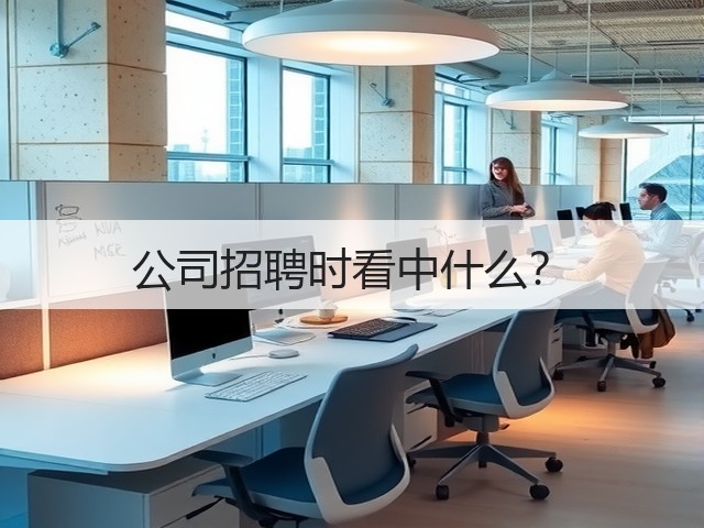 公司招聘时看中什么?(图1) 公司招聘时看中什么?(图1)