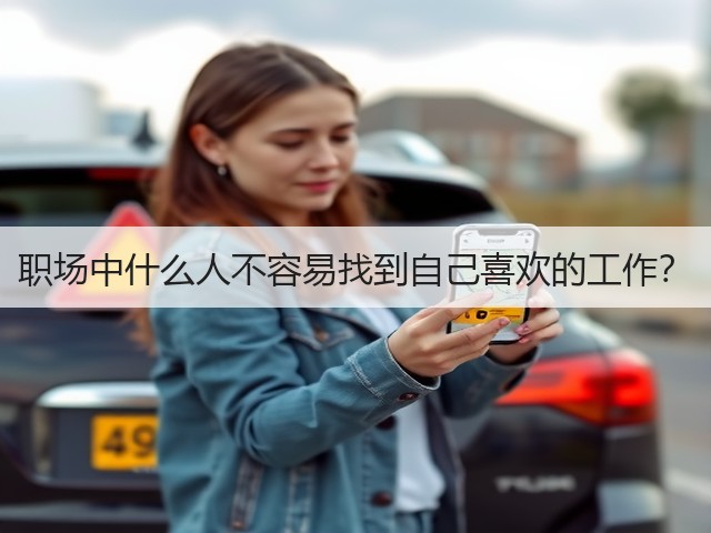 职场中什么人不容易找到自己喜欢的工作?(图2) 职场中什么人不容易找到自己喜欢的工作?(图2)