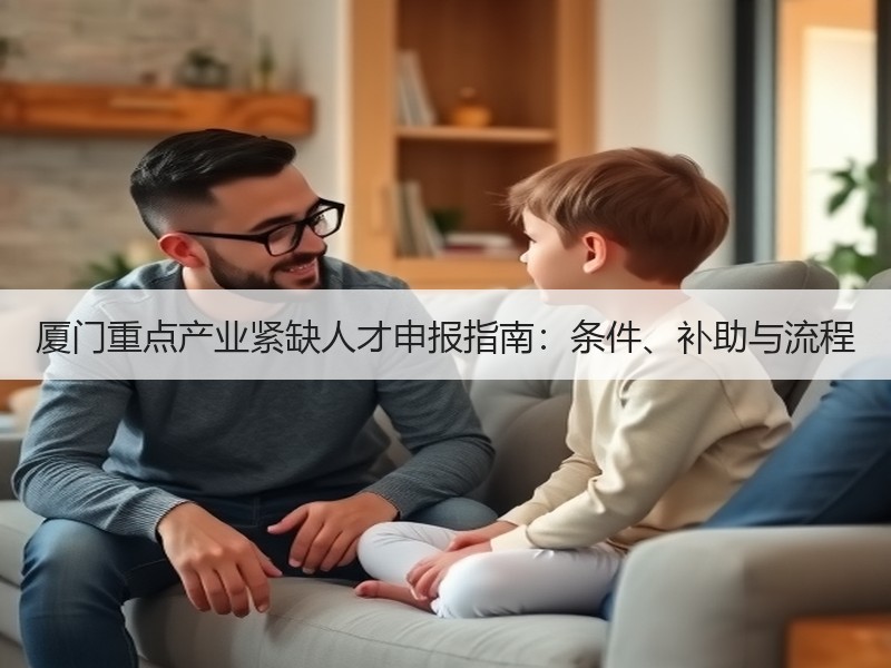 厦门重点产业紧缺人才申报指南：条件、补助与流程