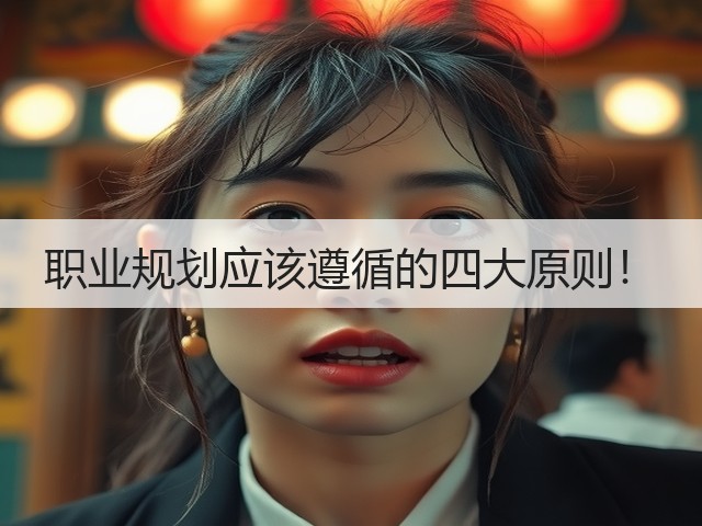 职业规划应该遵循的四大原则!(图2) 职业规划应该遵循的四大原则!(图2)