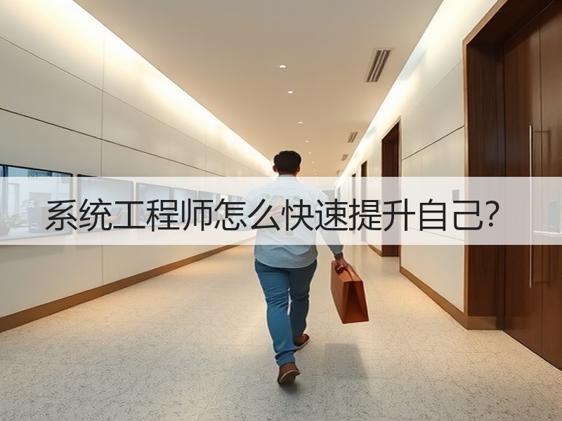 系统工程师怎么快速提升自己？