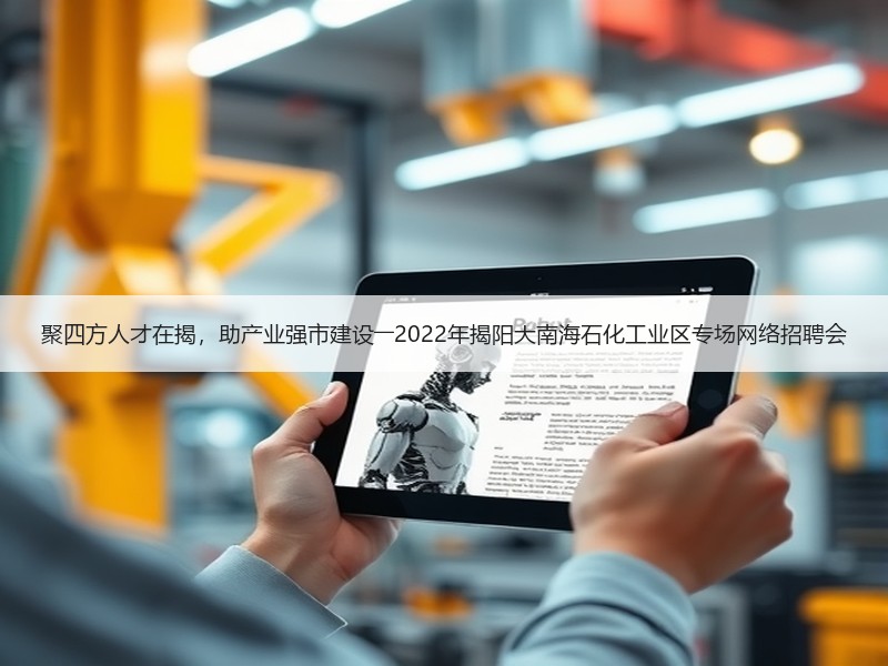 聚四方人才在揭，助产业强市建设――2022年揭阳大南海石化工业区专场网络招聘会