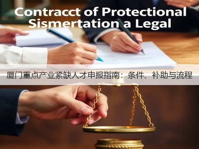 厦门重点产业紧缺人才申报指南：条件、补助与流程(图3)
