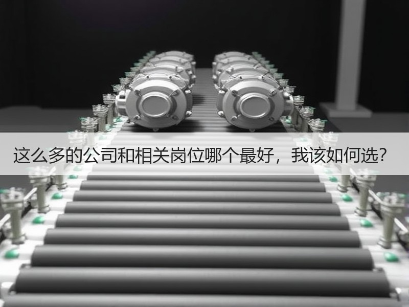 这么多的公司和相关岗位哪个最好，我该如何选？