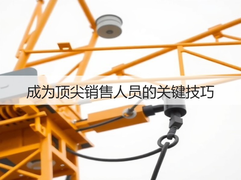 成为顶尖销售人员的关键技巧