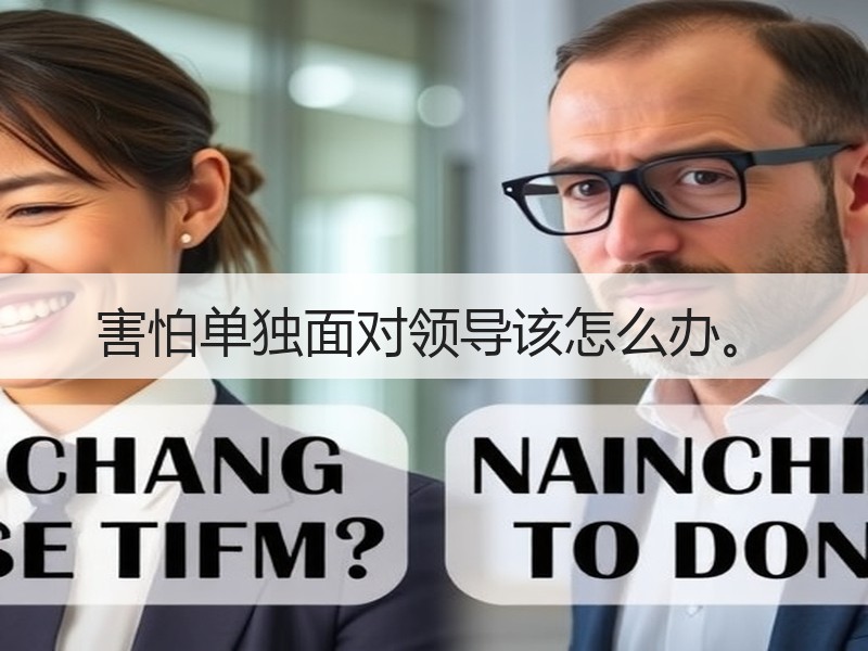 害怕单独面对领导该怎么办。