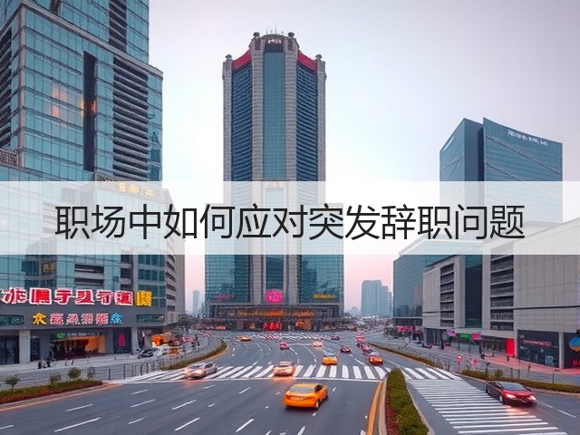 职场中如何应对突发辞职问题(图3)
