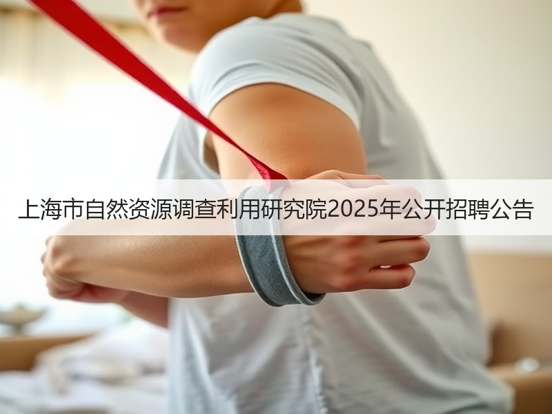 上海市自然资源调查利用研究院2025年公开招聘公告