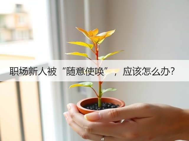 职场新人被“随意使唤”,应该怎么办?(图3) 职场新人被“随意使唤”,应该怎么办?(图3)